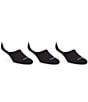 Color:Black - Image 1 - Casual Solid Liner Socks 3-Pack