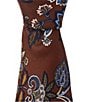 Cremieux Chester Printed Traditional 3 1/8#double; Silk Tie, Color:Brown - Image 1
