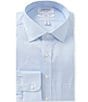 Cremieux Classic Fit Non-Iron Spread Collar Solid Stripe Twill Dress Shirt - Image 1