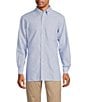 Color:Allure Blue - Image 1 - Blue Label Classic Stripe Oxford Long-Sleeve Woven Shirt
