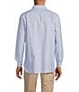 Color:Allure Blue - Image 2 - Blue Label Classic Stripe Oxford Long-Sleeve Woven Shirt