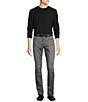 Color:Grey - Image 3 - Premium Denim Slim Fit Stretch Jeans