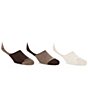 Color:Brown - Image 1 - Cushioned Liner Socks 3-Pack