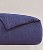 Cremieux Dorm Essentials Collection Crinkle Textured Comforter, Color:Blue - Image 3