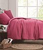 Cremieux Dorm Essentials Collection Crinkle Textured Comforter, Color:Pink - Image 1