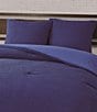 Cremieux Dorm Essentials Collection Crinkle Textured Euro Pillow, Color:Blue - Image 2