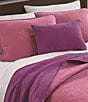 Cremieux Dorm Essentials Collection Reversible Quilt Mini Set, Color:Pink/Purple - Image 2
