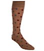 Color:Taupe - Image 1 - Dotted Crew Dress Socks