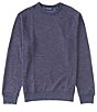 Color:Peacoat Blue - Image 1 - Double Knit Solid Sweatshirt