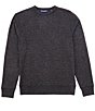 Color:Black 98C - Image 1 - Double Knit Solid Sweatshirt