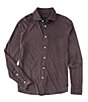Color:Phantom - Image 1 - Garment-Dyed Long-Sleeve Coatfront Shirt