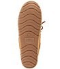 Cremieux Genuine Suede Laced-Moccasin Slippers, Color:Chestnut - Image 6