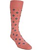 Cremieux Gridded Medallion Socks - Image 1