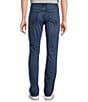 Color:Blue - Image 2 - Big & Tall Relaxed Straight Fit Medium Wash Stretch Denim Jeans