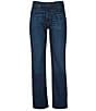 Color:Blue - Image 1 - Big & Tall Straight Fit Stretch Jeans