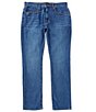 Color:Blue - Image 1 - Jeans Slim-Fit Medium Wash Stretch Denim Jeans