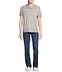Color:Medium Blue - Image 3 - Cremieux Premium Denim Straight Fit Stretch Denim Jeans