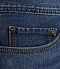 Color:Medium Blue - Image 4 - Cremieux Premium Denim Straight Fit Stretch Denim Jeans
