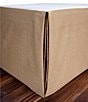 Cremieux Khaki Denim Bedskirt - Image 1