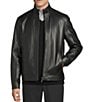 Cremieux Lambskin Hipster Black Jacket, Color:Black - Image 3
