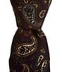 Cremieux Leonardo Paisley Print Traditional 3 1/4#double; Tie, Color:Purple - Image 1