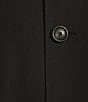 Color:Black - Image 4 - Long Sleeve Single Breasted Raincoat