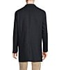 Color:Navy - Image 2 - Long Sleeve Wool-Blend Top Coat