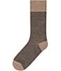 Cremieux Micro Stripe Rib Crew Dress Socks, Color:Tan - Image 2