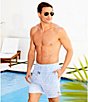 Cremieux Mini Fish 6#double; Swim Trunks, Color:Teal Multi - Image 4