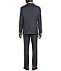 Cremieux Modern Fit Flat Front Dark Classic Plaid 2-Piece Suit, Color:Blue - Image 2
