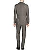 Color:Taupe - Image 2 - Modern Fit Flat Front Plaid 2-Piece Suit