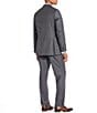 Cremieux Modern Fit Flat Front Striped 2-Piece Suit, Color:Grey - Image 2
