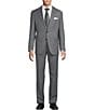 Cremieux Modern Fit Flat Front Striped Print 2-Piece Suit - Image 1