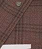 Cremieux Modern Fit Notch Lapel Plaid Sport Coat, Color:Berry - Image 4