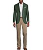 Cremieux Modern Fit Notch Lapel Sport Coat, Color:Olive - Image 3