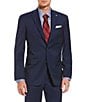 Color:Navy - Image 4 - Modern Fit Flat Front Solid 2-Piece Suit