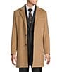 Cremieux Modern Solid Topcoat, Color:Camel - Image 1