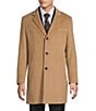 Cremieux Modern Solid Topcoat, Color:Camel - Image 2