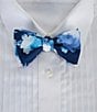 Cremieux Paul Flower Print Silk Bow Tie - Image 1
