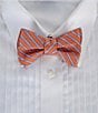 Cremieux Paxton Stripe Silk Bow Tie - Image 2
