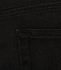 Color:Black - Image 4 - Premium Denim Relaxed Straight Fit Black Jeans