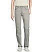 Color:Gray - Image 1 - Premium Denim Slim Fit Gray Stretch Jeans