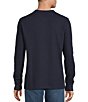Cremieux Premium Denim Solid Long Sleeve Henley Shirt - Image 6