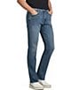 Cremieux Premium Denim Straight Light Wash Stretch Jeans - Image 1
