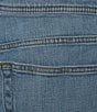 Color:Resin Blue - Image 4 - Premium Denim Stretch Straight Fit Resin Blue Jeans