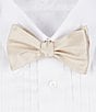Color:Champagne - Image 1 - Formal Silk Bow Tie