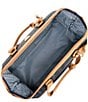 Color:Grey - Image 3 - Provence Collection Satchel Drop-Bottom Duffel Bag