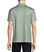Color:Whitecap Gray/Green - Image 2 - Quennay Full Knit Short Sleeve Button Front Shirt