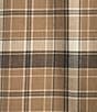 Color:Brown Heather - Image 4 - Daniel Cremieux Signature Label Apres Ski Collection Plaid Long Sleeve Woven Shirt