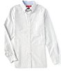 Color:Four Leaf Clover - Image 1 - Slim-Fit Button-Down Cotton Oxford Shirt